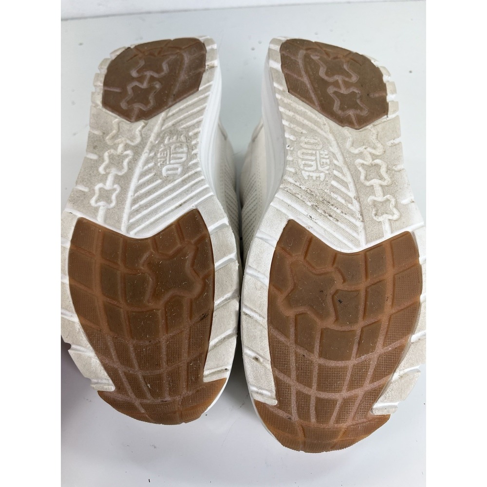 Hey Dude Shoes Sirocco Alta Women's Size 8 Neutrals White Shoes Slip On Casual - Picture 6 of 8